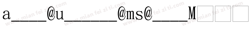 Arial Unicode MS font字体转换